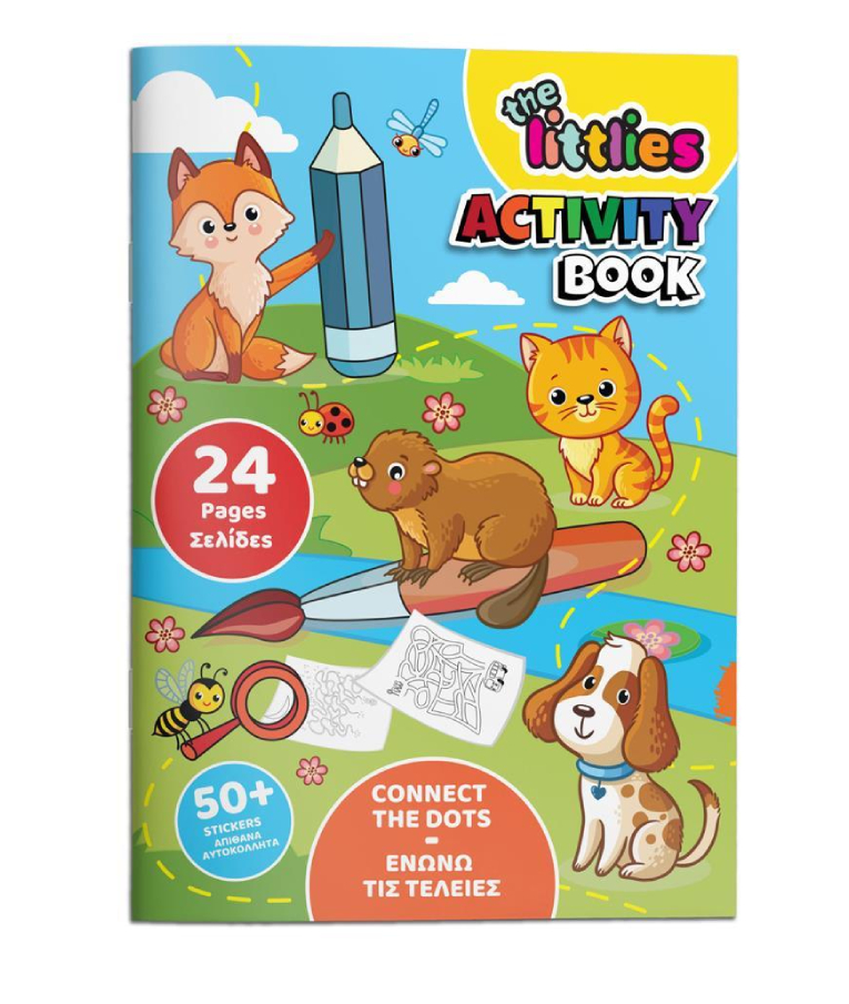 THE LITTLES - The Littles Βιβλίο Δραστηριοτήτων Ενώνω τις Τελείες Αctivity Book with 50+ Stickers Ηλικία 3+