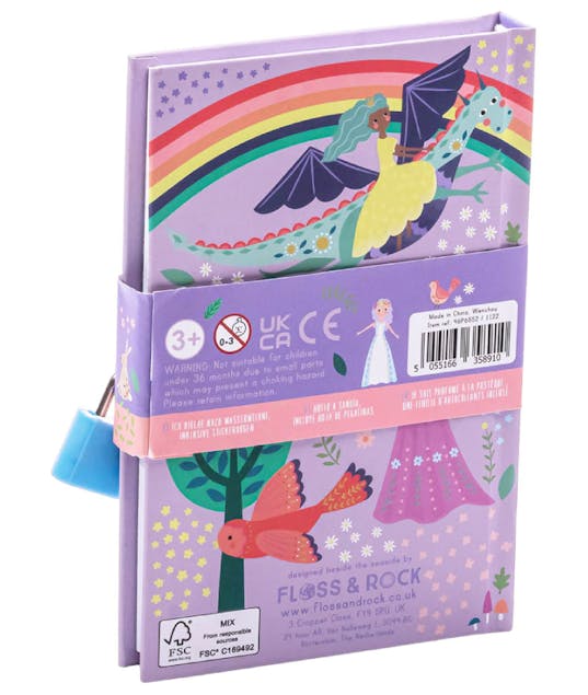 FLOSS & ROCK - Fairy Tail My Scented Secret Diary - Μυστικό Ημερολόγιο με Λουκέτο Ηλικία 3+ 46P6552 Floss & Rock