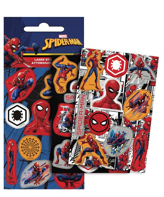 GIM -  Sticker Laser SPIDERMAN Αυτοκόλλητα   777-51910