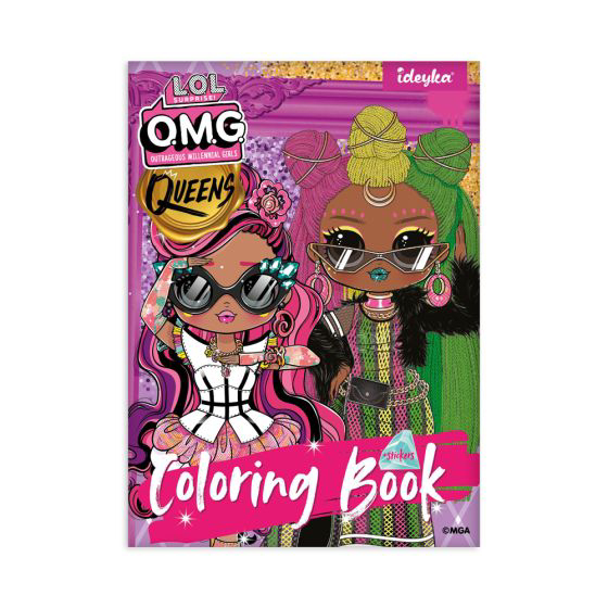  Coloring Book Με Αυτοκόλλητα - L.O.L O.M.G. Queens4 (LCB15) 310895