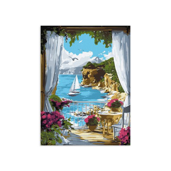  Painting By No.- Μεσογειακό Όνειρο Art_Selena_Ua (KHO2798) 30Χ40 311571
