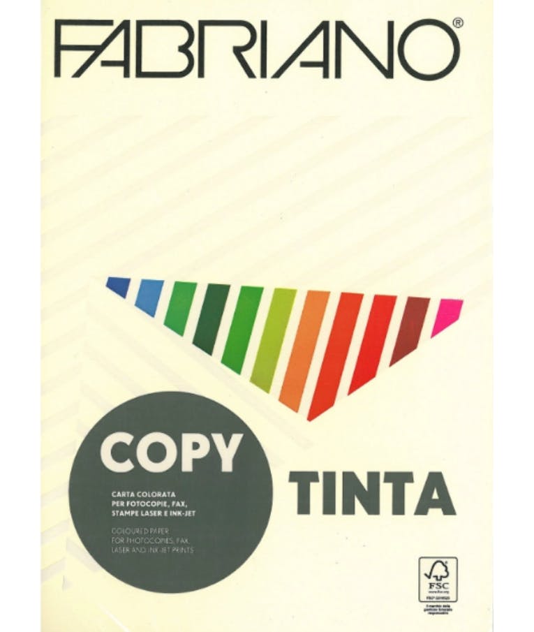 FABRIANO - Α4 Χαρτί χρώμα IVORY 250 φύλλα ανά πακέτο Fabriano Copy Tinta 160gsm  69916021