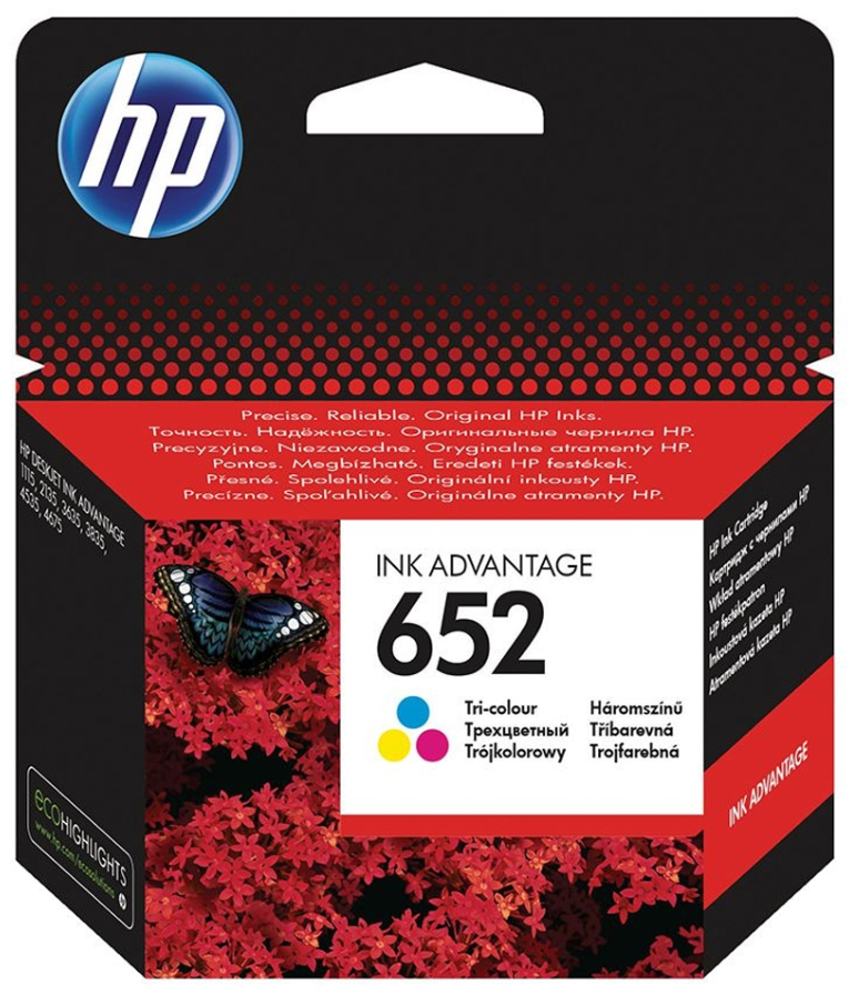 HP -  Μελάνι Inkjet No.652 Tri-colour (F6V24AE) (HPF6V24AE)