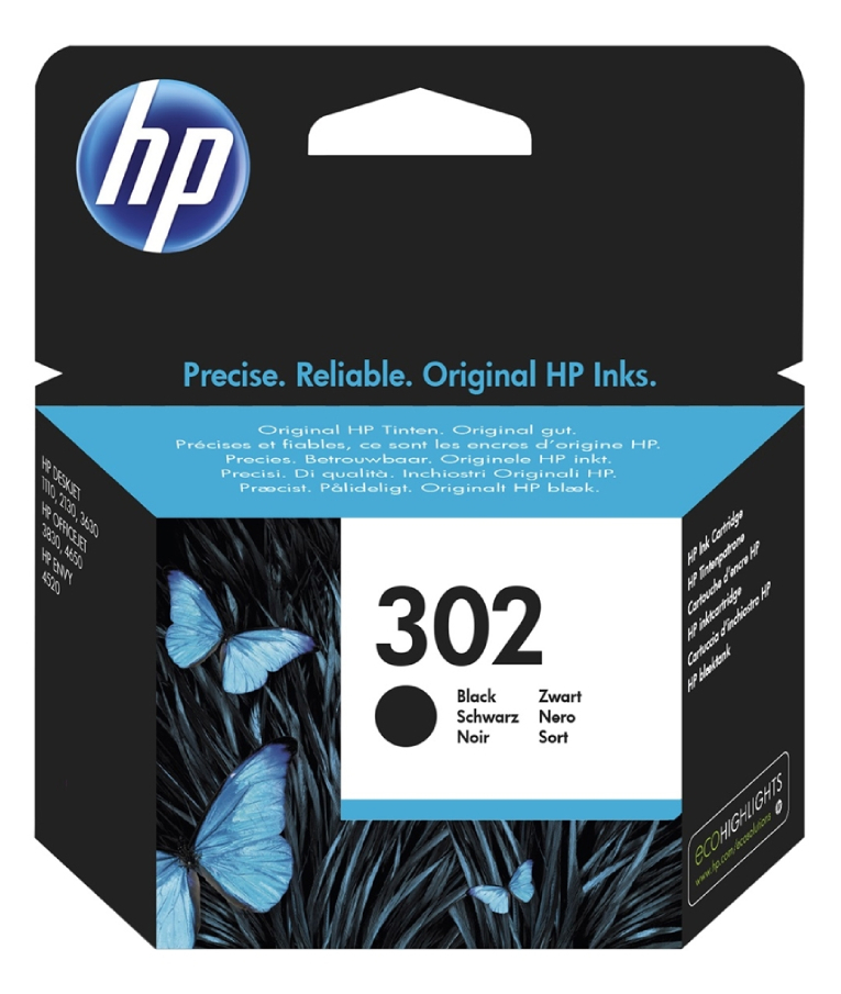 HP -  Μελάνι Inkjet No.302 Black (F6U66AE) (HPF6U66AE)