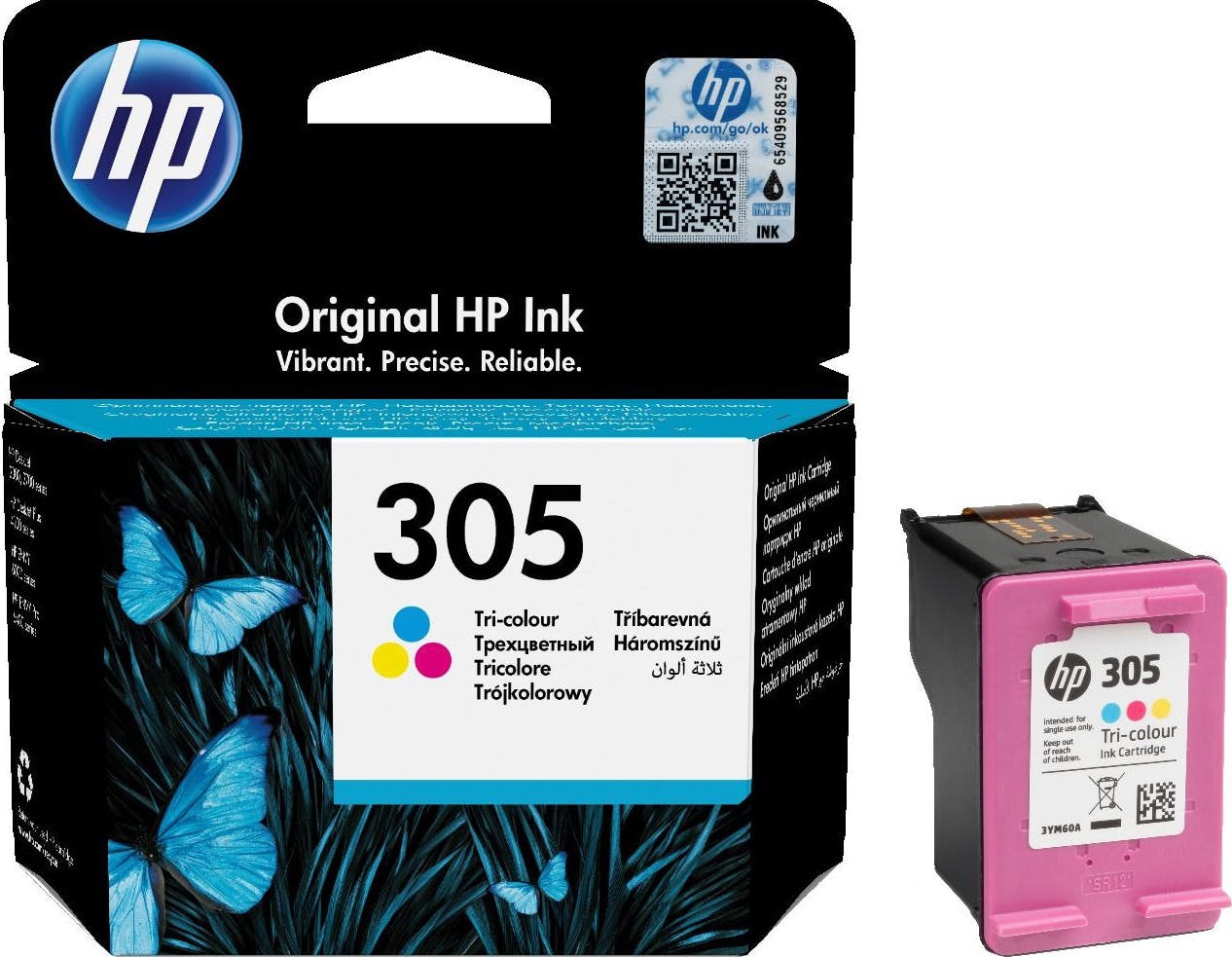 Μελάνι Inkjet 3YM60AE ink cartridge 3-colors No. 305 (3YM60AE ABE)
