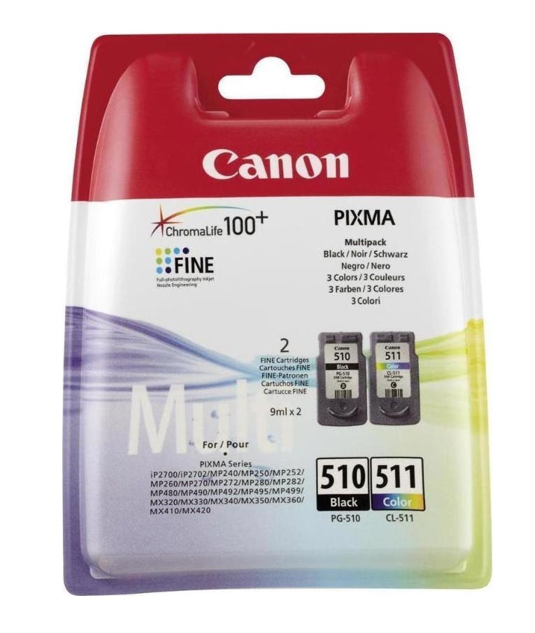 Canon Μελάνι Inkjet PG-510/CL-511 Multipack (2970B010) (CANPG-510MPK)