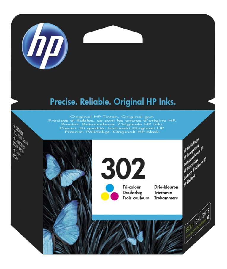 HP -  Μελάνι Inkjet No.302 Tri-Colour  F6U65AE