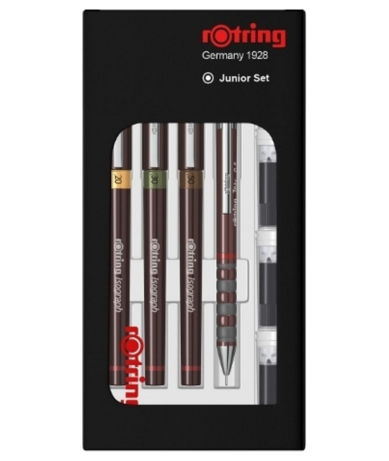 Rotring Isograph College Set (0.2mm, 0.4mm, 0.8mm)