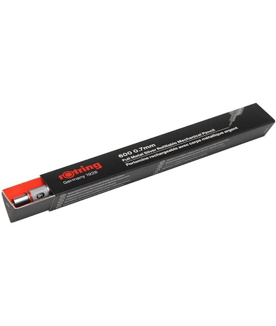 ROTRING - Rotring Silver 600 Μηχανικό Μολύβι 0.7mm σε Ασημί Χρώμα με Μεταλλικό Σώμα Εξάγωνο 1904444