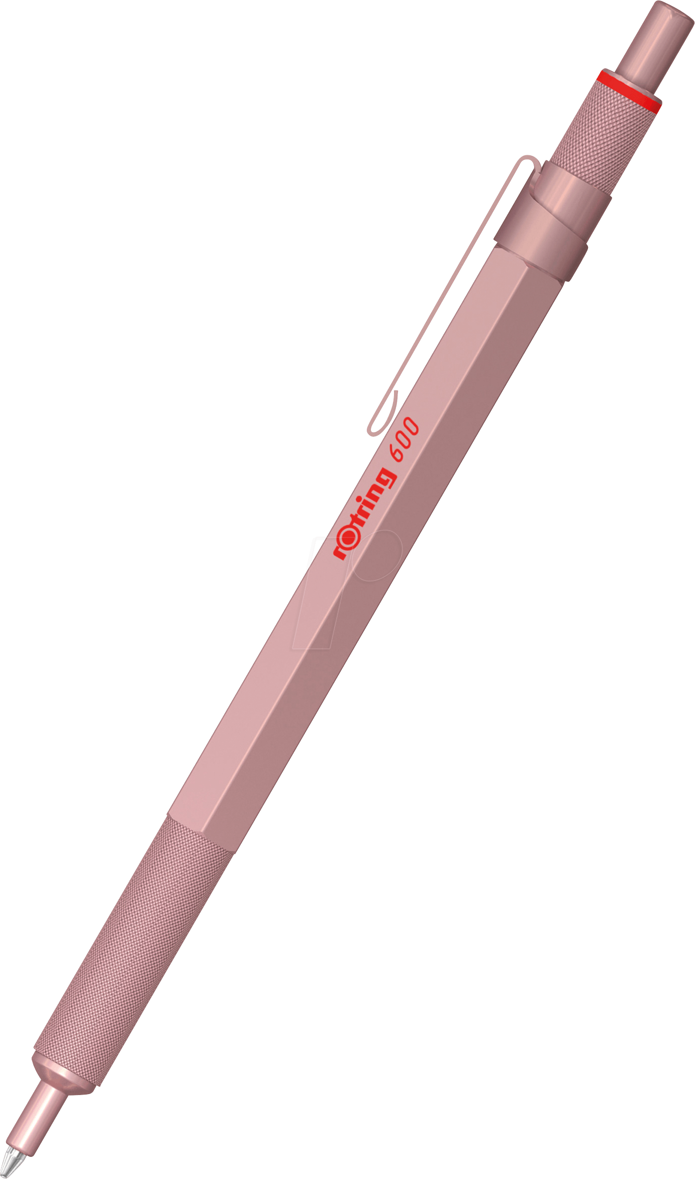 ROTRING - Rotring ROSE GOLD Ballpoint Pen 600 Ροζέ Χρώμα με Μεταλλικό Σώμα Εξάγωνο 2114269