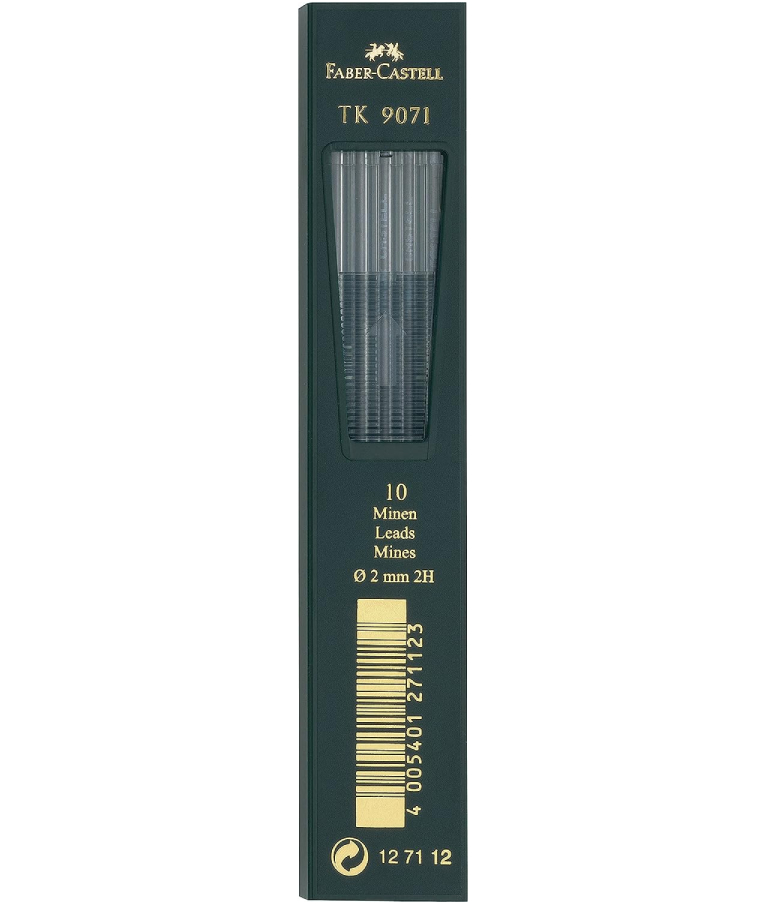 Μύτες μολυβιών Faber Castell TK 9071 2mm. 2H 127112