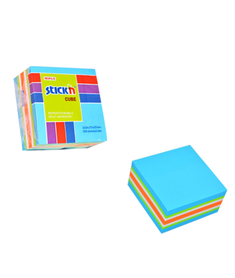 STICK N - Αυτοκόλλητα Χαρτάκια Σημειώσεων 250 φύλλα  51x51 mm Stick`n Neon 21535 e711 Hopax