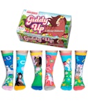 United Odd Socks 6 Horsey OddSocks - Giddy Up - HorseThemed Κάλτσες Σετ 6 τεμ EUR 30.5-38.5 GIDDY