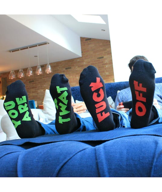 UNITED ODD SOCKS - United Odd Socks SOCKNEY SPANIEL SWEARY SOCKS - 3 pairs of sweary socks Κάλτσες Σετ 3 ζευγαριών τεμ EUR 39-46