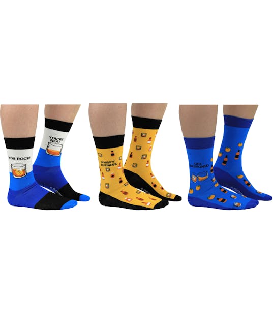 UNITED ODD SOCKS - United Odd Socks SOCKNEY SPANIEL WHISKY SOCKS - 3 pairs of socks for tools Κάλτσες Σετ 3 ζευγαριών τεμ EUR 39-46