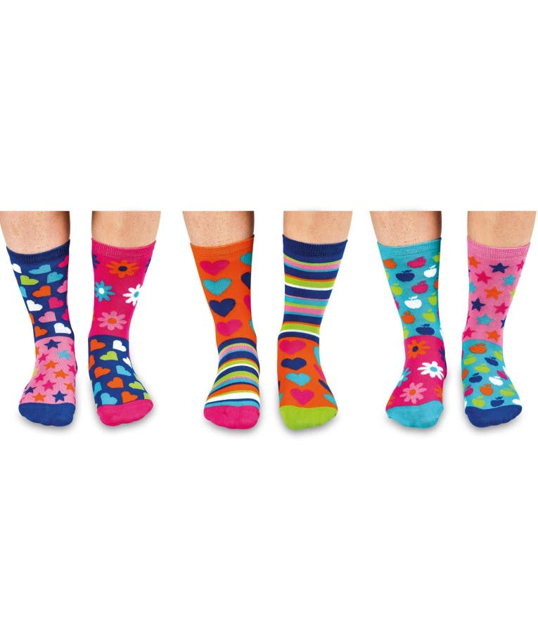 UNITED ODD SOCKS - United Odd Socks DORY - 6 right on oddsocks Κάλτσες Σετ 6 τμχ 30.5-38.5