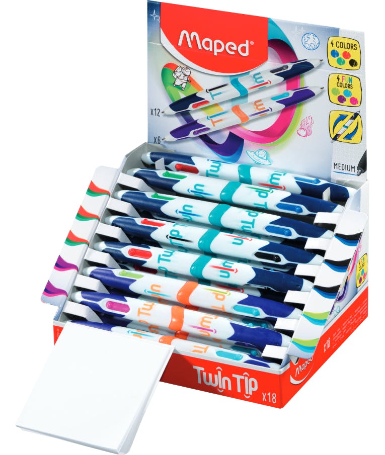 MAPED - Maped 4-Χρώματα Twin-Tip Ballpoint Στυλό Fancy 229135